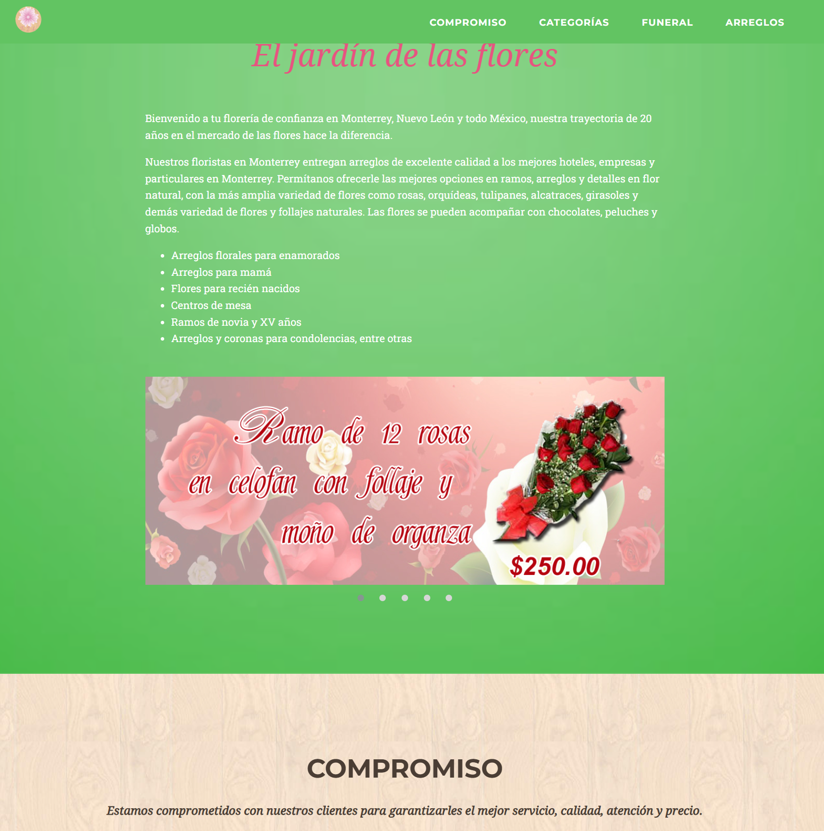 Miniatura del sitio web eljardindelasflores.com